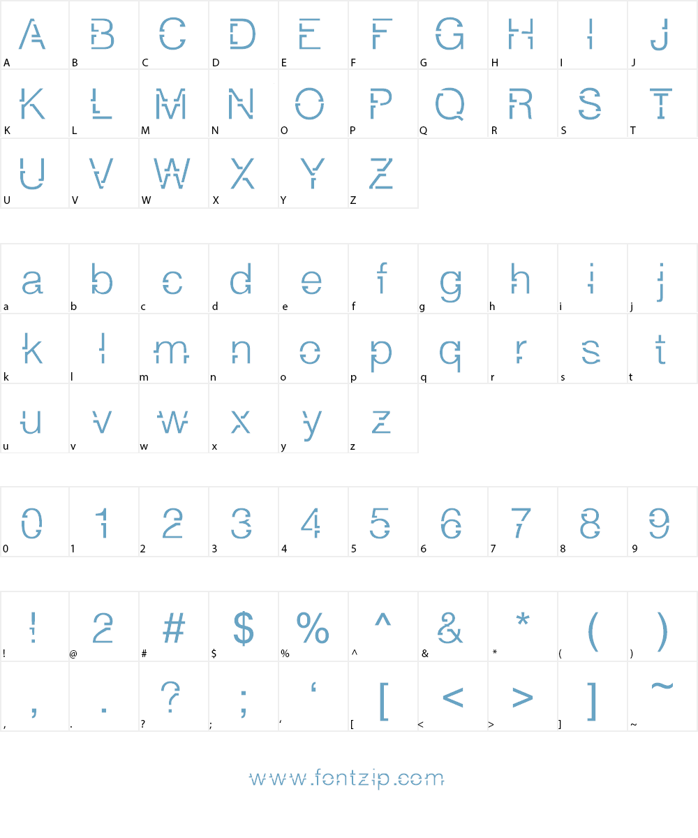JAKARTA Font Character